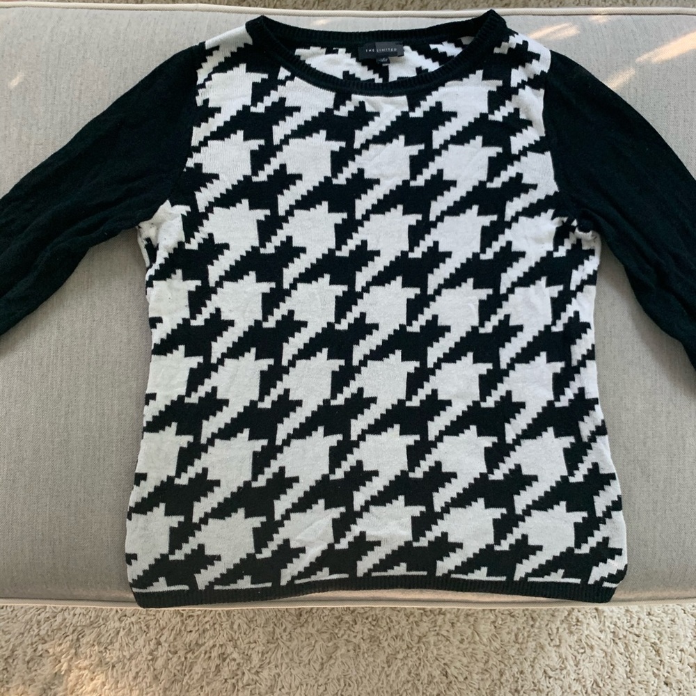 The Limited houndstooth sweater